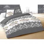 Grey Garden Bedclothes 260 x 240 cm