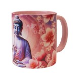 Cherry Blossom Buddha Ceramic Mug  35 cl