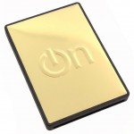 Anti RFID card holder - 6 cards - Gold
