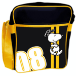 Peanuts retro black high reporter bag