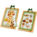 Sarah Kay Wooden puzzle double face