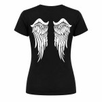 Angel wings black T-shirt Cbkreation
