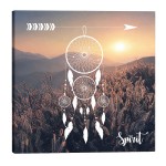 Spirit dreamcatcher boho canvas wall art 40 x 40 cm