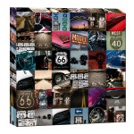 Route 66 canvas wall art 50 x 50 cm