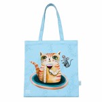 Crasy Cat Allen tote bag