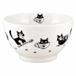 Black Cats Porcelain Bowl 480 ml