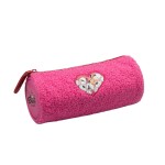 Pink plush pencil case Diddl