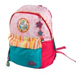 Diddlina school backpack pink flowers and charms 38 cm