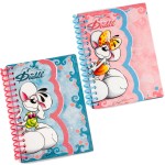 Diddl A6 spiral notebook random model � glitter cover � 60 pages