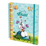 Diddl Blue A5 Spiral Notebook � 80 Pages