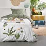 Childrens Bedding Set Happy Jungle  140 x 200 cm