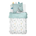 Childrens Bedding Set Funny Dinosaur  140 x 200 cm