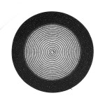 Round Glitter Placemat  38 cm