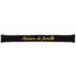 Black Door Draught Cushion Maison de famille 77 cm
