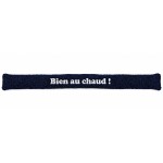 Navy Blue Door Draught Cushion Bien au chaud 77 cm