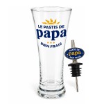 Dad's Pastis Gift Set with Glass and Bottle Pourer