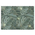 Green and Gold Tropical Placemat 30.5 x 42.5 cm