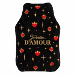 STC cherry stone heat pad black velvet 24 cm