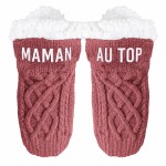 Top Mum Glitter Indoor Ankle Socks