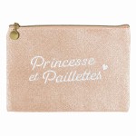 Glitter Pouch "Princess and Sparkles" 24 � 17 cm