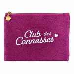 Glitter Pouch "Club of Bitches" 24 � 17 cm