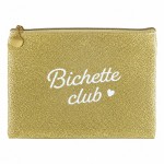 Glitter Pouch "Bichette Club" 24 � 17 cm