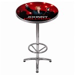 Johnny Hallyday bar table 60 cm PVC metal