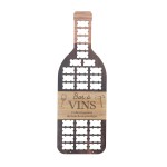 Wall-mounted wine cork bottle holder  28 corks  MDF