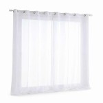 Sheer curtain 300x280 cm Monna white polyester � STOF