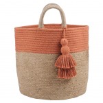 MAORI Jute and cotton basket