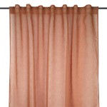 Derby Sheer Curtain Cognac 140 x 240 cm  Rod Pocket