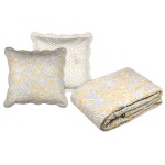 Nerya Mustard Quilt with 2 Matching Pillowcases  Lovely Casa