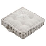Clarine beige bird floor cushion � 45 x 45 x 10 cm