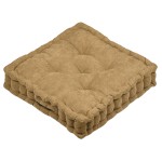 Thick corduroy floor cushion Dandy camel