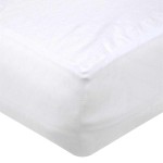 Waterproof Cotton Mattress Protector Carlyn White 140x190/200 cm