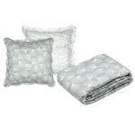 Nova sage green Quilt with 2 Matching Pillowcases