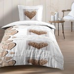 Charming Naturel Bedding Set  140 x 200 cm  100% Cotton