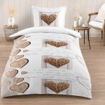 Charming Naturel Bedding Set � 140 x 200 cm � 100% Cotton
