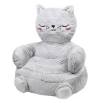 Louisa Grey Cat Kids Pouf � 45 x 45 x 45 cm