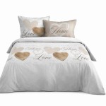 Duvet cover set 260x240 cm Lovers natural 100% cotton