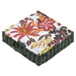 Tropical Floral Floor Cushion 45 x 45 cm