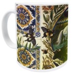 White Ceramic Mug  Camargue Nature