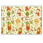 Christmas characters glass cutting board