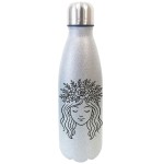 Luna Silver Glitter Insulated Bottle