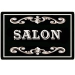 Metal Door Sign  Living Room
