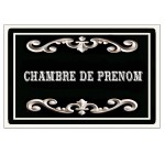 Customizable Metal Door Sign  Bedroom