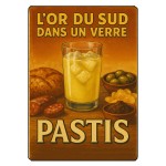 Pastis The Gold of the South Glass Cutting Board  28.5  20 cm