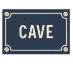 Metal Door Sign  Wine Cellar  Street Sign Style