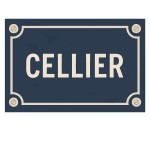 Metal Door Sign  Pantry  Street Sign Style