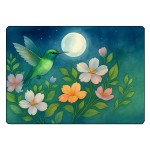Glass Cutting Board Hummingbird & Moonlight � 28.5 x 20 cm